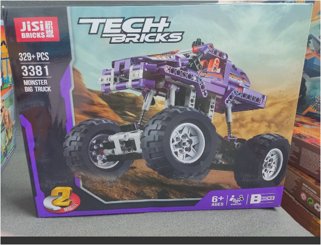 Конструктор Jisi Bricks Tech (3381) Monster big truck, 329 деталей Великий Монстр Трак 2в1