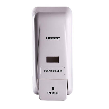 Дозатор рідкого мила HOTEC 13.506 ABS White, фото 1