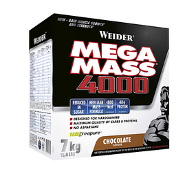 Гейнер Weider Mega Mass 4000 New Formula 7000 g