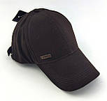 Кепка бейсболка чоловіча Atrics 56-59 розмір котонова звичайний розмір темно-коричневий (ББ447), фото 2