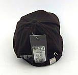 Кепка бейсболка чоловіча Atrics 56-59 розмір котонова звичайний розмір темно-коричневий (ББ447), фото 4