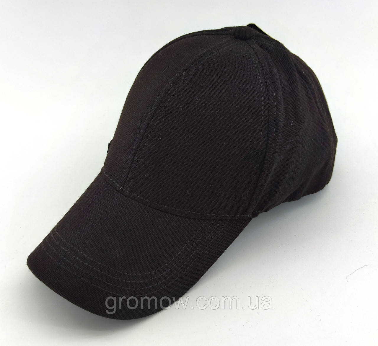 Кепка бейсболка чоловіча Atrics 56-59 розмір котонова звичайний розмір темно-коричневий (ББ447), фото 1