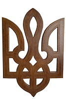 Герб Украины деревянный настенный объемный 39см