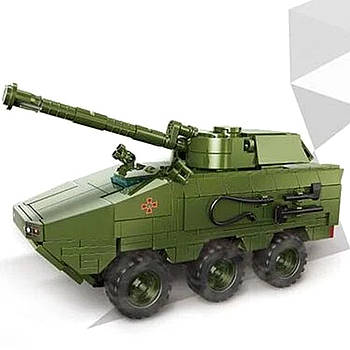 Конструктор ХВ 06803 (24) "Бронований танк", 342 деталі, у коробці