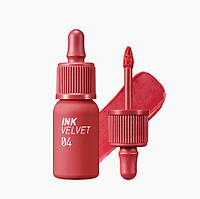 Peripera Ink Velvet #4Vitality Coral, 4 g - Матовый тинт для губ