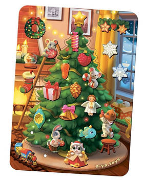 Пазли Гра 2 в 1 " Ялинка"