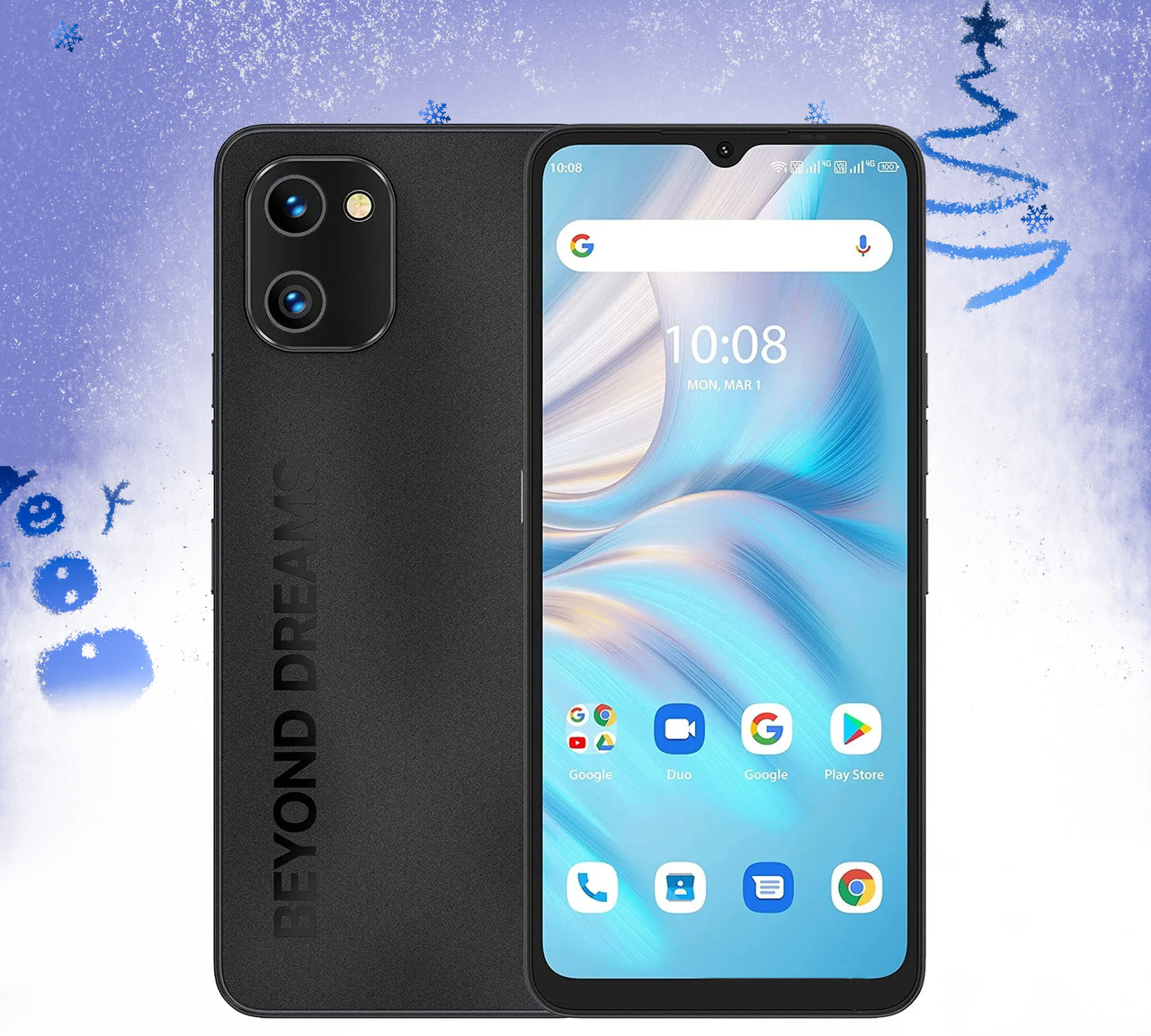 Umidigi A13S 6.7" | 4/32Gb | Android 11 | 5150 мАг | Чохол black, фото 1