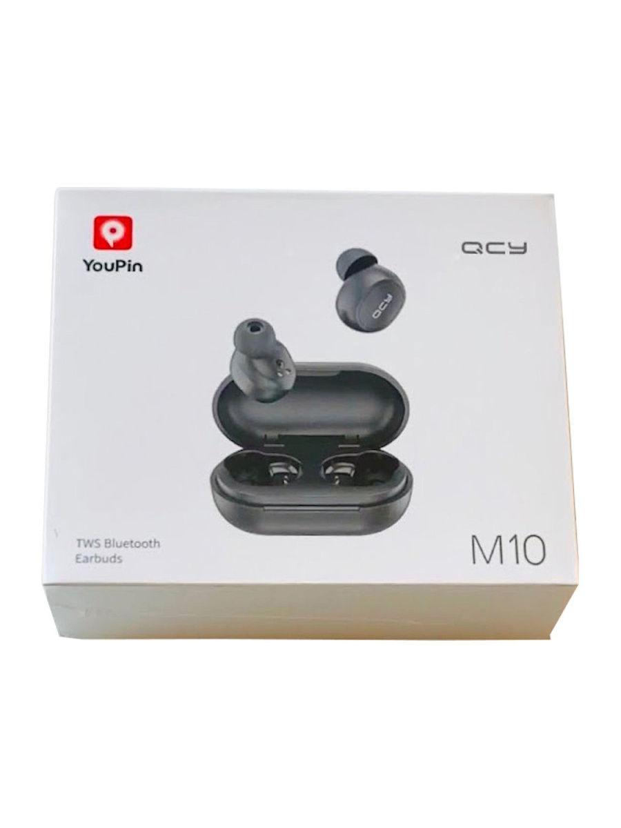 Навушники Безпровідні TWS (Bluetooth) QCY M10 TWS Black