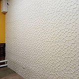 Самоклеющаяся 3D панель белая паутинка 700x700x8мм, фото 2