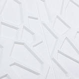 Самоклеющаяся 3D панель белая паутинка 700x700x8мм, фото 6