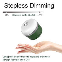 Ліхтар кемпінговий EcoFlow + Powerbank 3600 mAh / 5 режимів / магніт / гачок / IP65 / 5W / Type-C, фото 4