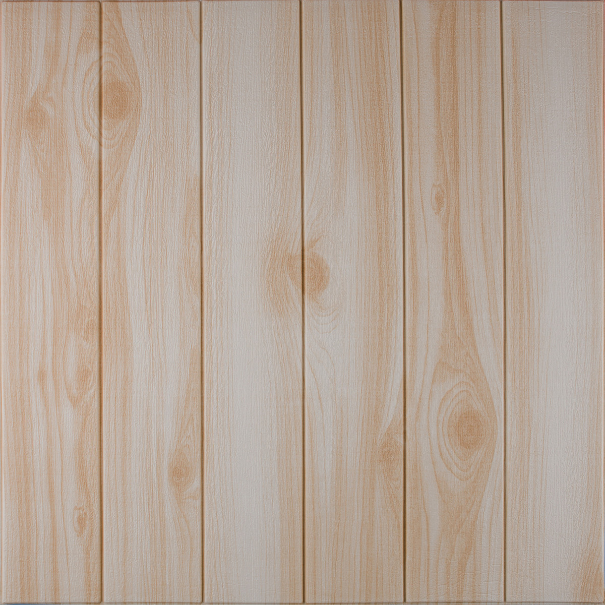 Самоклеющаяся декоративная 3D панель под карамельное дерево 700x700x5мм, фото 1