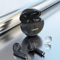 Навушники вкладиші Lenovo HT38 black, Bluetooth навушники