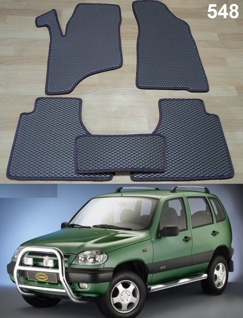 Коврики ЕВА в салон Chevrolet Niva '02-09 - фото 1 - id-p396563004