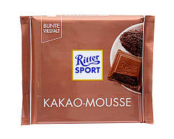 Шоколад молочний з какао-мусом Ritter Sport Kakao-Mousse, 100 г