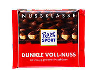 Шоколад чорний з цілісним фундуком Ritter Sport Dunkle Voll-Nuss, 100 г