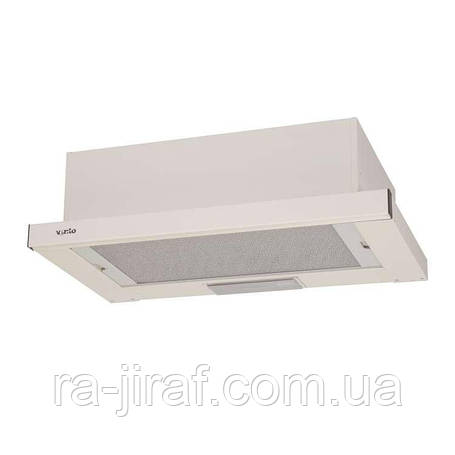 ВИТЯЖКА VENTOLUX GARDA 60 CREMA (700) SLIM Телескопічна на кухню. Витяжка кухонна в Україні. *ЗНИЖКА В ОПИСІ., фото 1