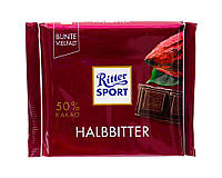 Шоколад черный Ritter Sport Halbbitter 50%, 100 г (4000417020000)