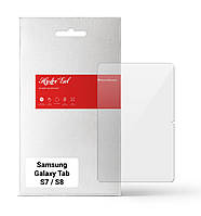 Защитная пленка для Samsung Galaxy Tab S7 / S8 (Противоударная гидрогелевая. Прозрачная)