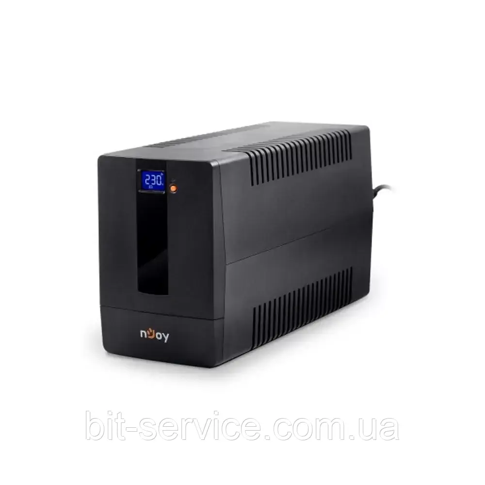 ДБЖ Njoy Cadu 1500 (UPCMTLS615HCAAZ01B), Lin.int., AVR, 4 x Schuko, USB, LCD, пластик