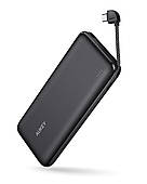 Power Bank (Повербанк) Aukey PB-N73C 10000 mAh 18 W зі швидким заряджанням Quick Charge 3.0 і шнуром Type-C