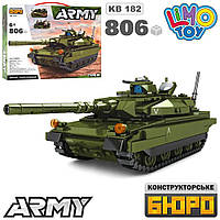 Конструктор LimoToy танк Конструкторское бюро 806 дет (KB182)