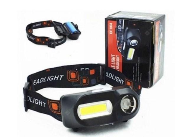 Ліхтар налобний BL-1804A COB XPE зарядка usb
