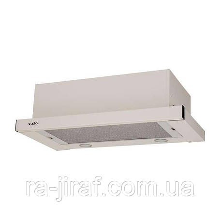 ВИТЯЖКА VENTOLUX GARDA 60 CREMA (750) SMD LED Телескопічна на кухню. Витяжка кухонна в Україні. *ЗНИЖКА В ОПИСІ., фото 1