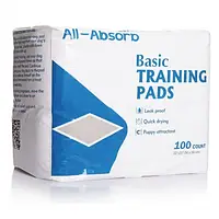 Пеленки All-Absorb Basic для собак 56х56см, 100 шт, АО3