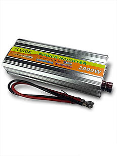 Перетворювач Magor авто інвертор 12V-220V 2000W ZB-26