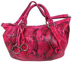 Жіноча сумка з натуральної шкіри Giorgio Ferretti рожева
