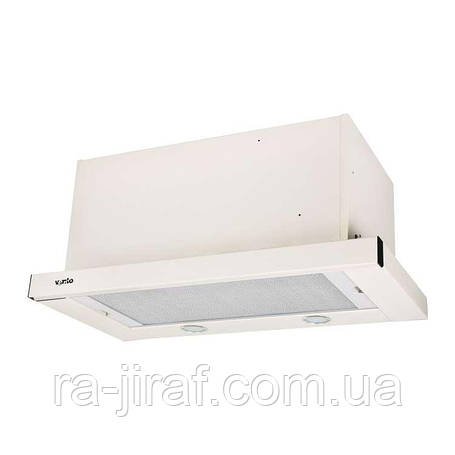 ВИТЯЖКА VENTOLUX GARDA 60 CREMA (1100) SMD LED Телескопічна на кухню. Витяжка кухонна в Україні. *ЗНИЖКА В ОПИСІ., фото 1