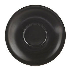 Блюдце 16 см, чорне матове, Color Tea, GenWare 182115MBK