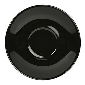 Блюдце 12 см, чорне, Color Tea, GenWare 182112BK
