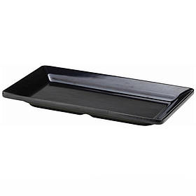 Блюдо 32x17,5 см із меламіну, чорне, GenWare MEL13-BK