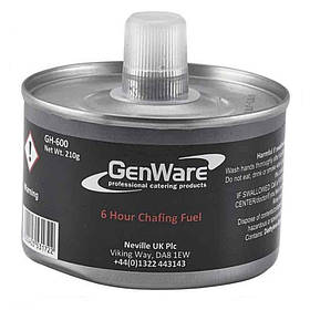 Паливо гелеве для мармітів, 6 годин горіння, паковання 24 шт., GenWare GH-600