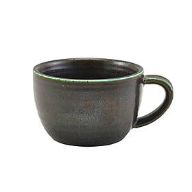 Чашка 220 мл, чорна, Terra Porcelain Black, GenWare CUP-PBK23