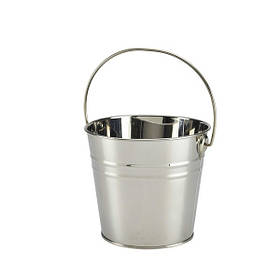 Відерце, 6 л, 25х17 см, сталеве, GenWare SSB25