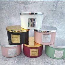 Велика ароматизована свічка 1 кг Aromatherapy home в асортименті аромасвічка