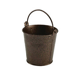 Відерце, 500 мл, 10х9 см, античне, "гарчане срібло", GenWare GSHB10C