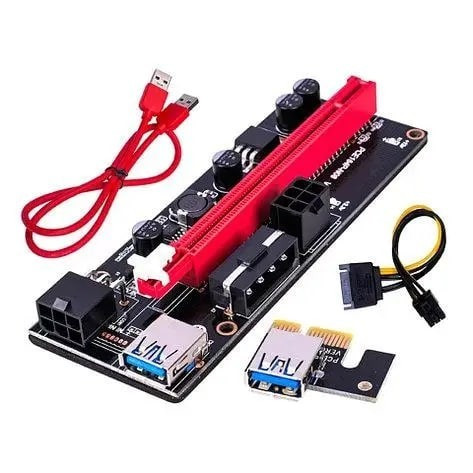 Райзер універсальний USB 3.0 PCI-E 1X-16X Riser USB 3.0 для відеокарт 60см