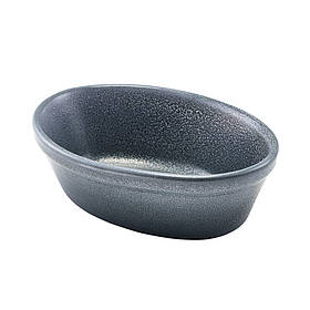 Блюдо овальне для пирога, 16 см, 350 мл, ефект чавуну, Graphite, GenWare CT-PD16G