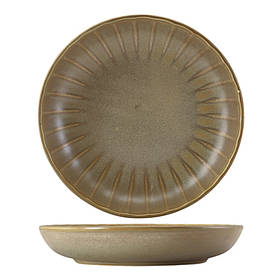 Миска Coupe із зубчастим краєм 25,4 см, Terra Porcelain Matt Grey Scalloped CB-SMG25