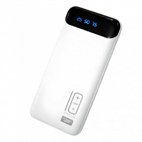 Універсальна мобільна батарея TX-10 10000 mAh, 2 USB, Mix color, Box White (TX-10/29362W)