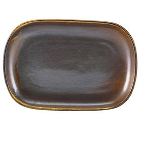 Блюдо прямокутне 24x16.5 см, Terra Porcelain Rustic Copper, GenWare RP-PRC24
