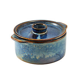 Мінікаструлька 14х17.2 см, 670 мл, Terra Porcelain Aqua Blue, GenWare CD-PBL14