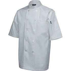 Кабель кухарський білий із короткими рукавами, GenWare NJ03