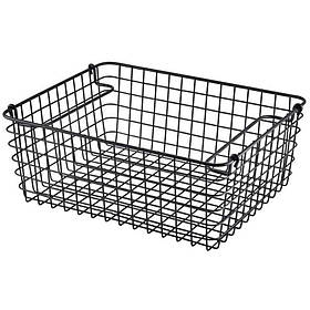 Кошик 31,3х25,3х12 см прямокутний, чорний, GenWare WBGN12BK