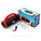Бездротова колонка Bluetooth Golon RX-1829, Червона / Портативна колонка з ручкою для перенесення, фото 8