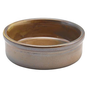 Миска для тапас 170 мл, 10 х h3 см з бортиком, Terra Porcelain Rustic Copper, GenWare TD-PRC10